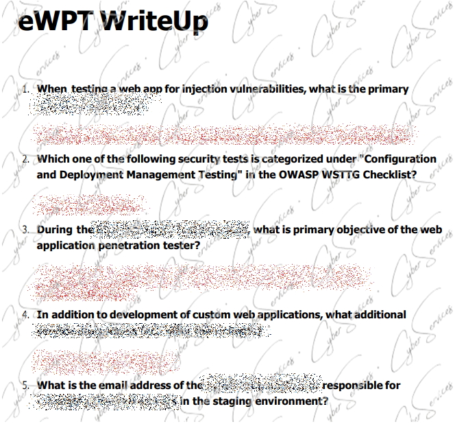 ewpt exam dump