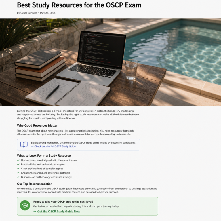 Best Study Resources for the OSCP Exam